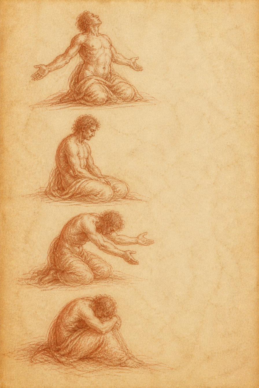 The four HUSH postures